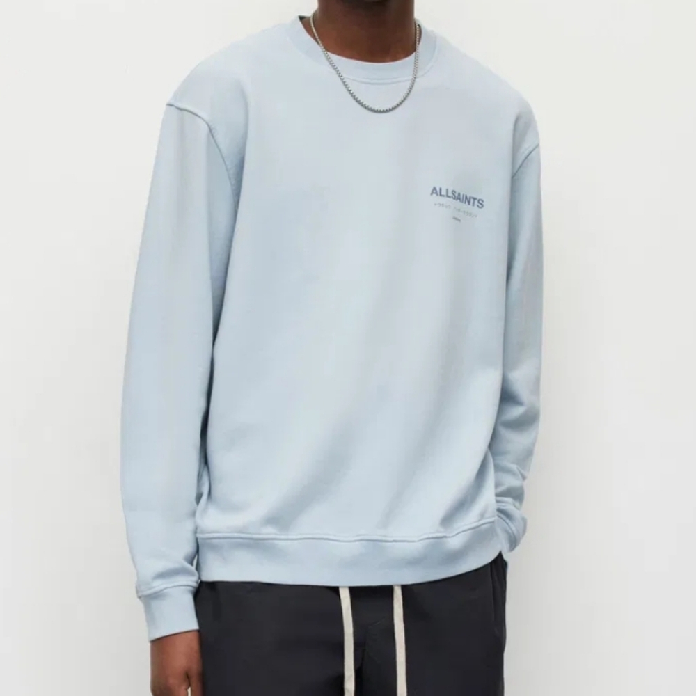 AllSaints Underground Oversized Crew Sweatshirt  Men's Size XS